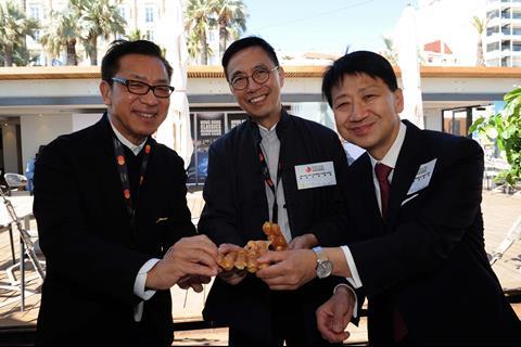 (From left) Joe Wong, Permanent Secretary, Culture, Sports and Tourism; Kevin Yeung, GBS, JP Secretary, Culture, Sports and Tourism; Pang Yiu Kai, Chairman, Hong Kong Tourism Board